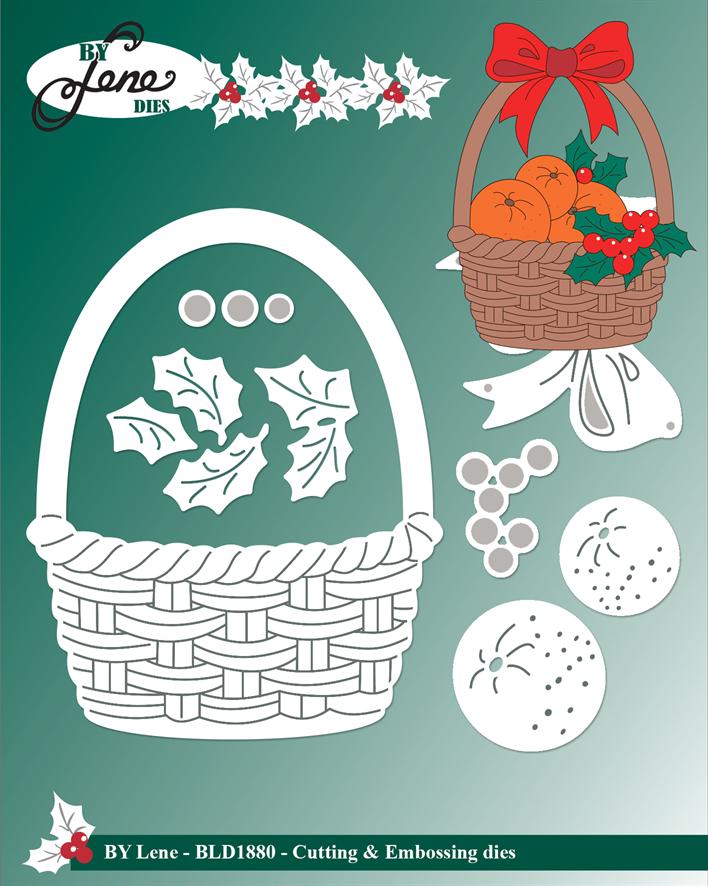 By Lene Design - Dies - Christmas Basket