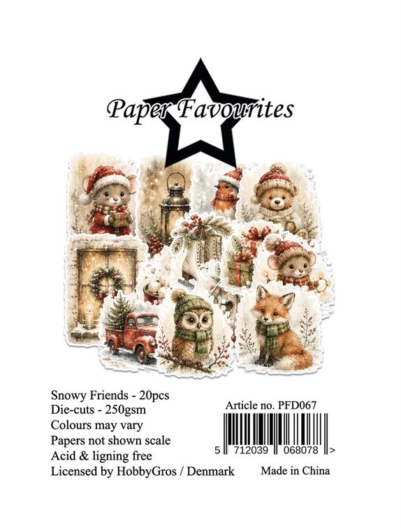 Paper Favourites - Die Cuts - Ephemera - Snowy Friends