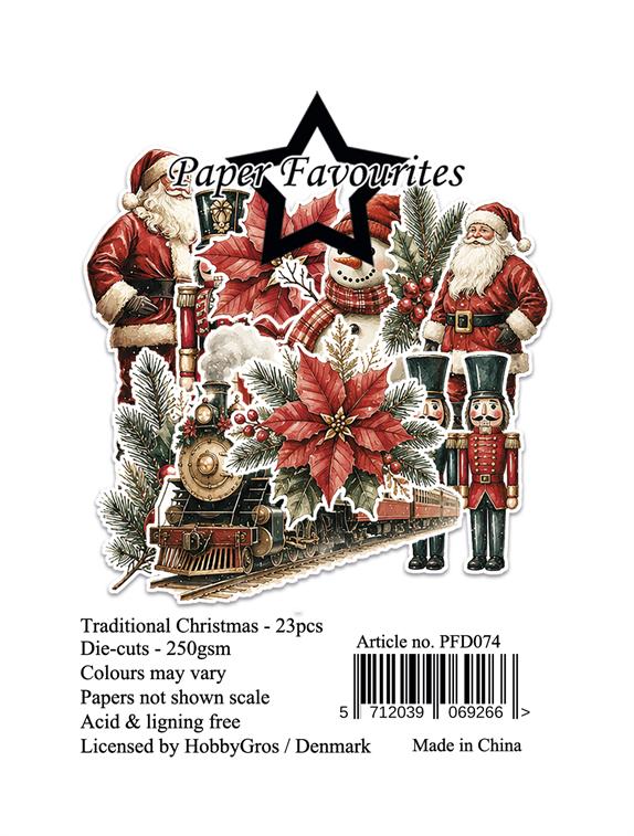 Paper Favourites - Die Cuts - Ephemera - Traditional Christmas