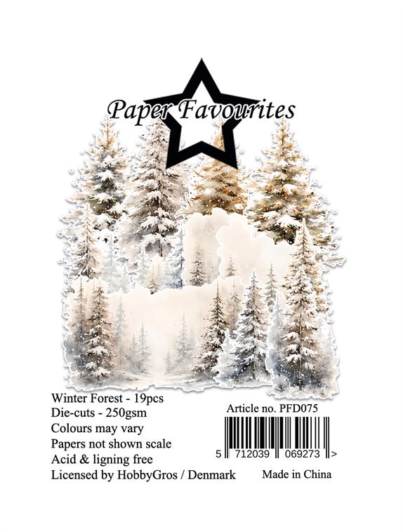 Paper Favourites - Die Cuts - Ephemera - Winter Forest