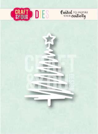 Craft and You - Dies - Christmas tree Zig Zag