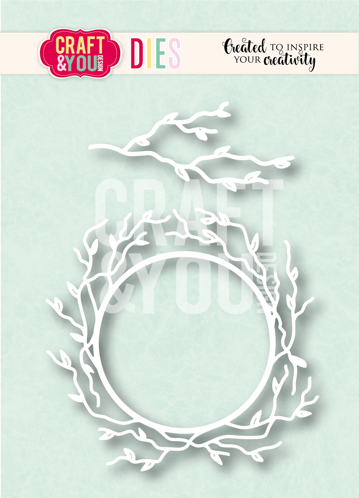 Craft and You - Dies - Rustic Wreath by Gosia
