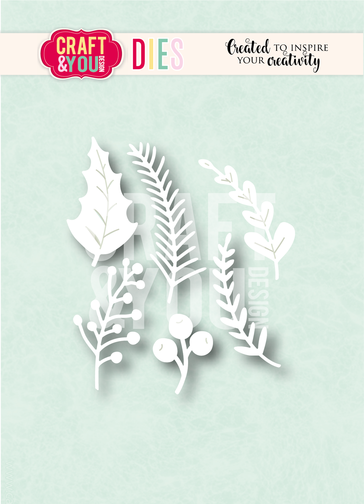 Craft and You - Dies - Festive Sprigs by Gosia