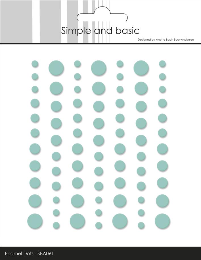 Simple and Basics - Matte Enamel Dots - Mint