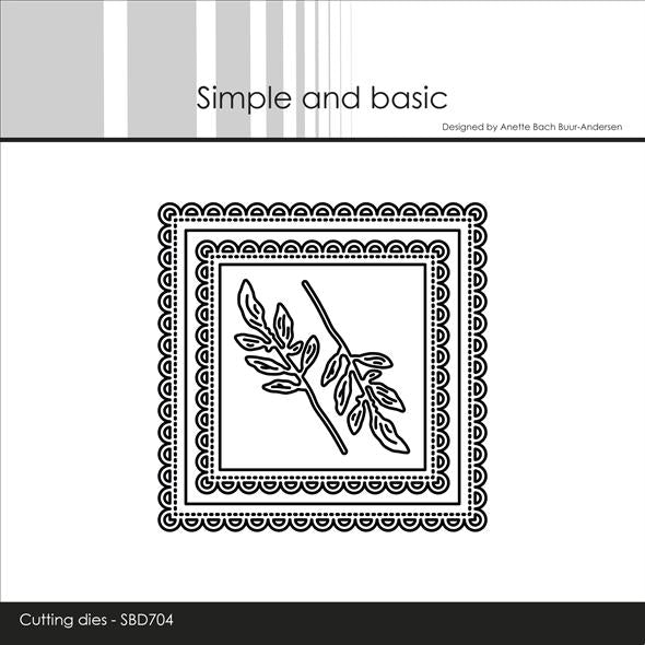 Simple and Basic - Dies - 3 x 3 inch Basics - Scallop
