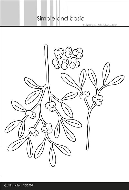 Simple and Basic - Dies - Beautiful Mistletoe MEGA