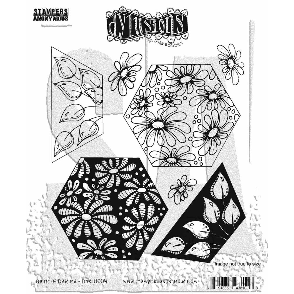 dylusions  quilts of daisies dyrc 10004