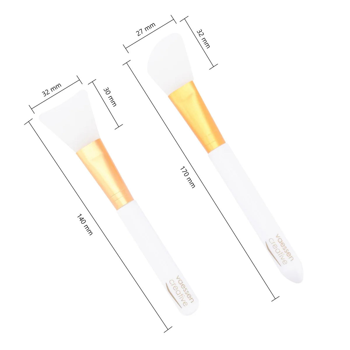 Silicone Brushes - 2 stk