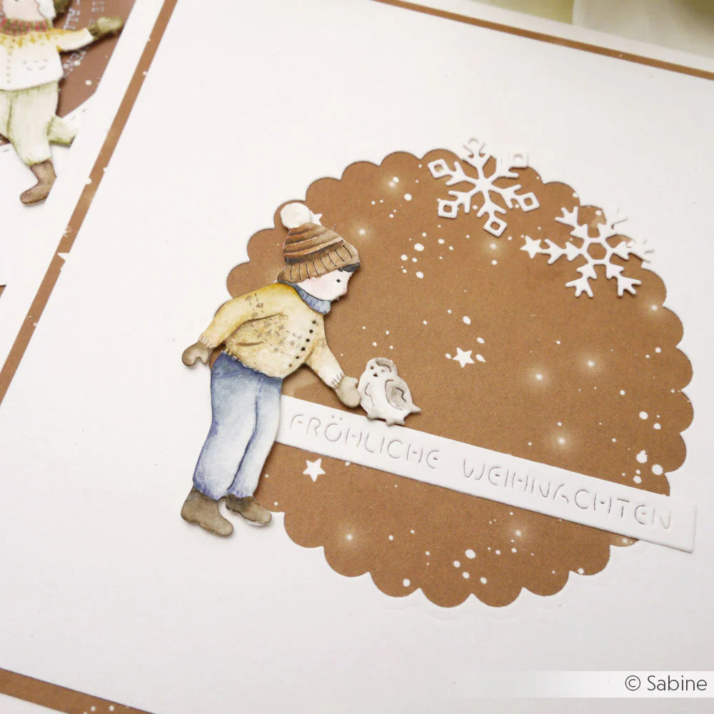 Alexandra Renke -  Design Papir - Akvarell stjernehimmel dunkel   12 x 12"