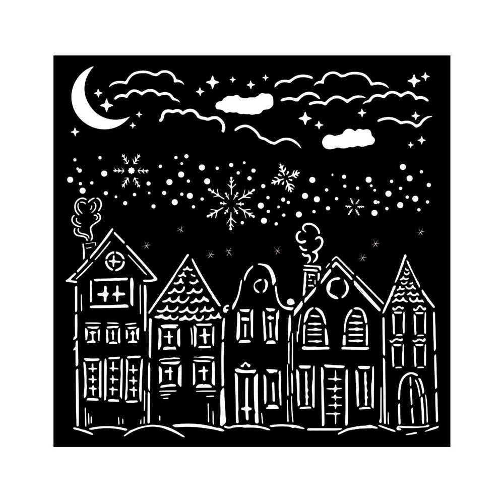 Stamperia - The Nutcracker - Stencil - Christmas Houses