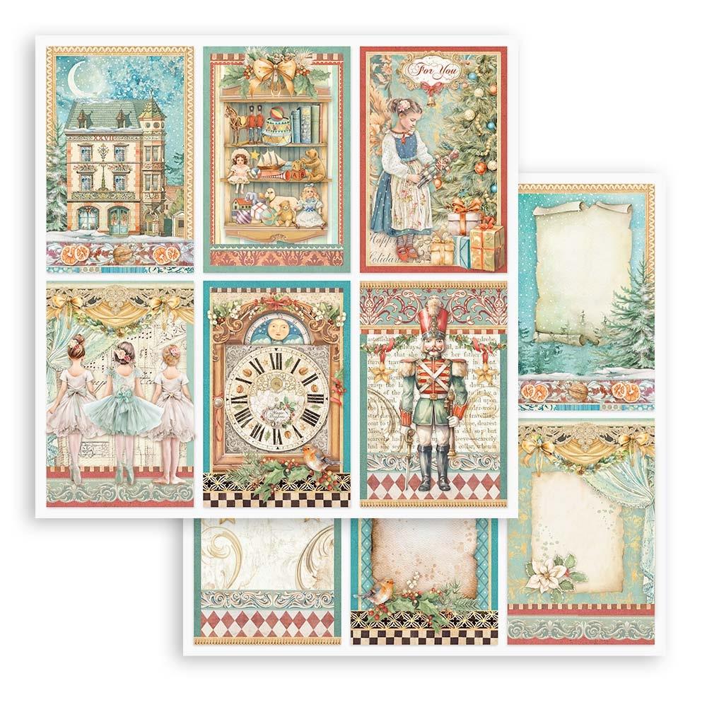 Stamperia  - The Nutcracker - Paper Pad    8 x 8" (10ark)