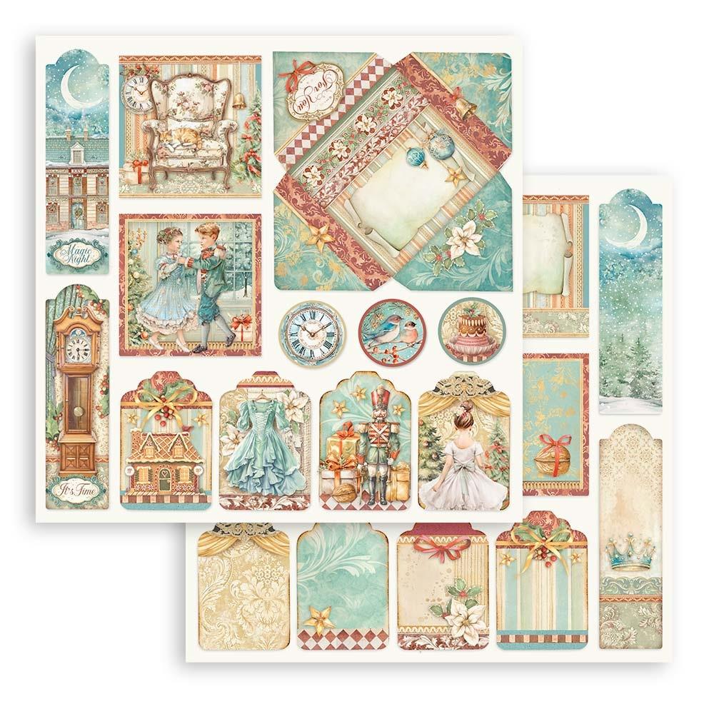 Stamperia  - The Nutcracker - Paper Pad    8 x 8" (10ark)