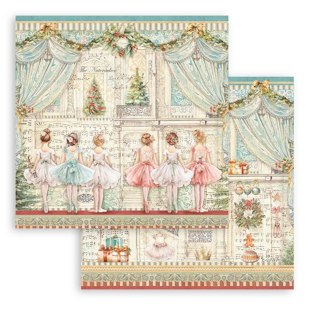 Stamperia  - The Nutcracker - Paper Pad    8 x 8" (10ark)