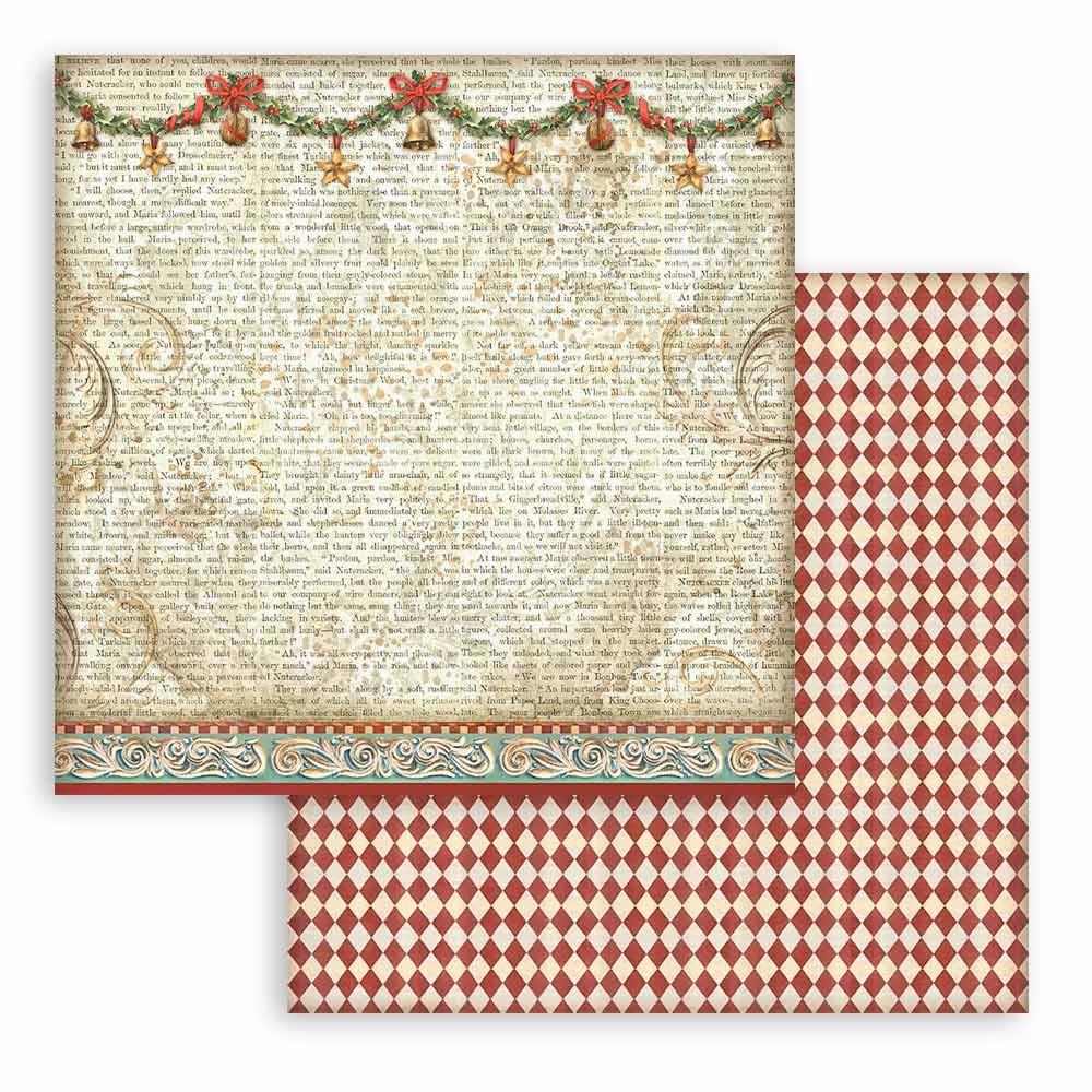 Stamperia - The Nutcracker -   Background Selection - Paper Pad - 12 x 12"