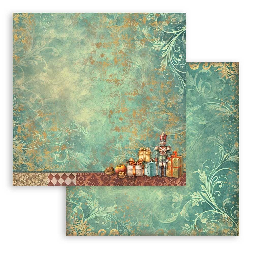 Stamperia - The Nutcracker -   Background Selection - Paper Pad - 8 x 8"