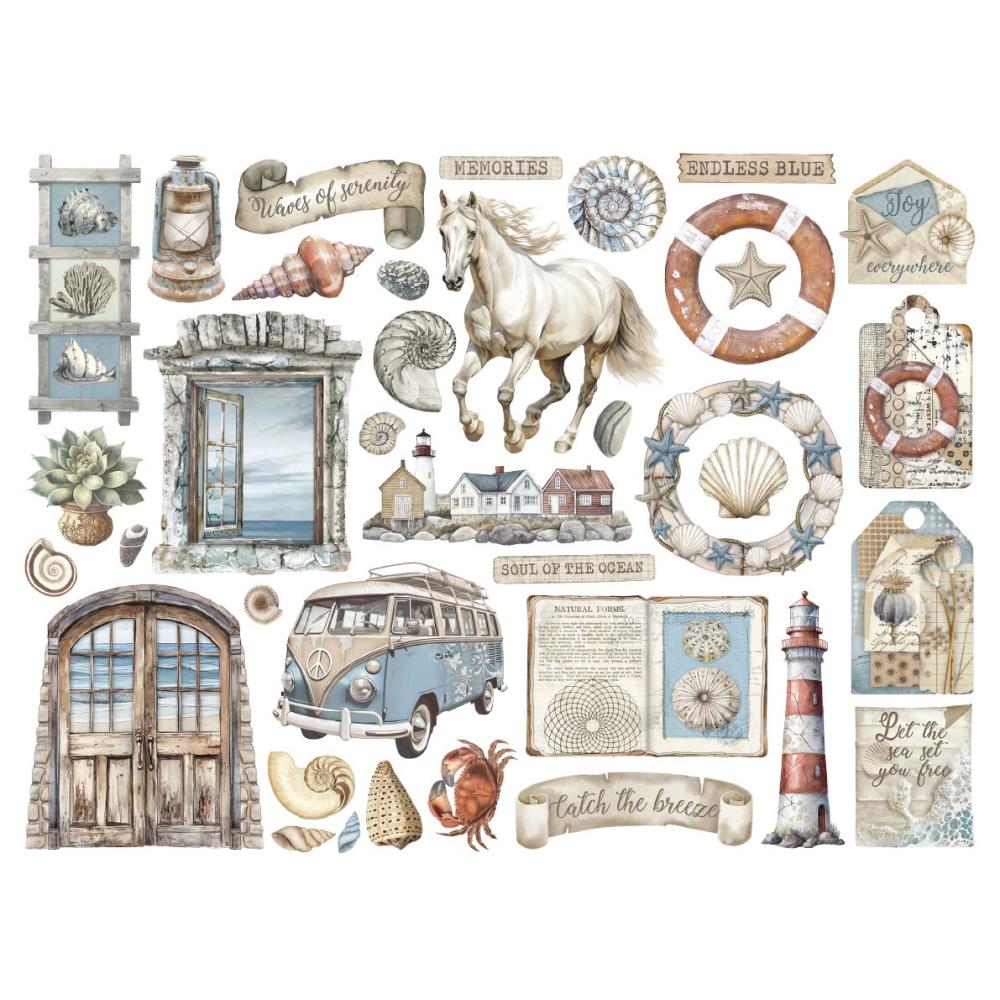 Stamperia  - Silent Sea - Die Cuts