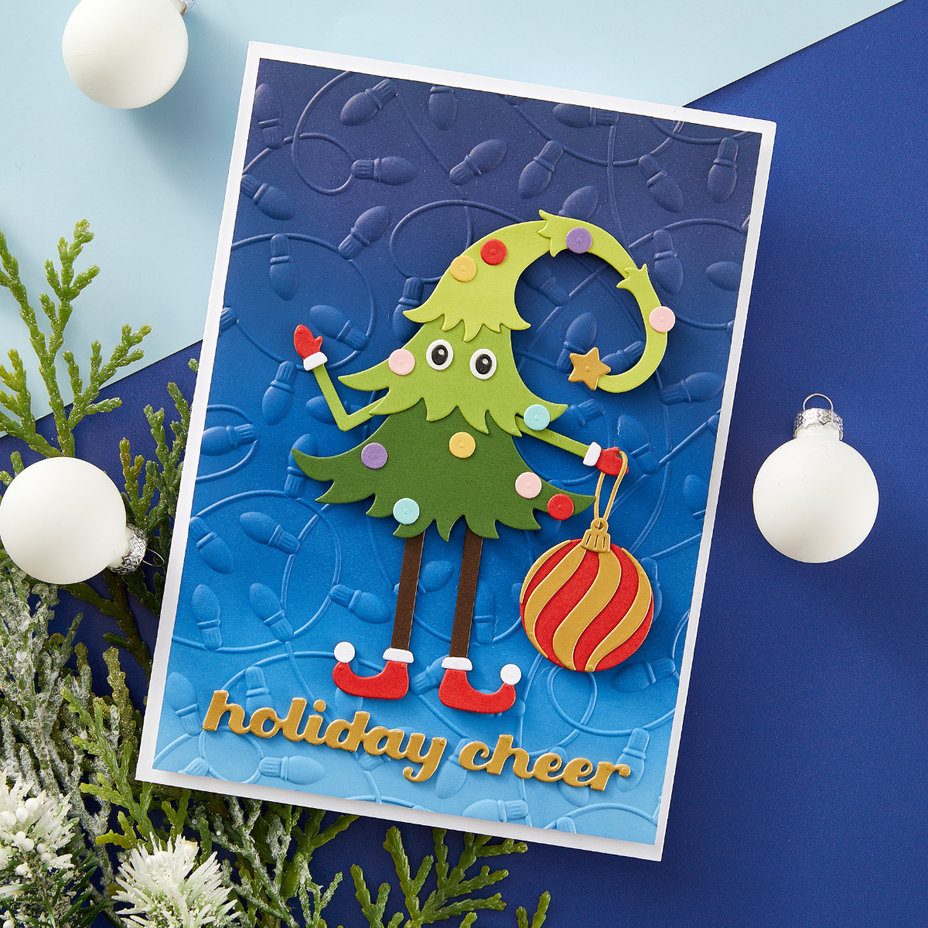 Spellbinders - Holiday Lights - 3D Embossing