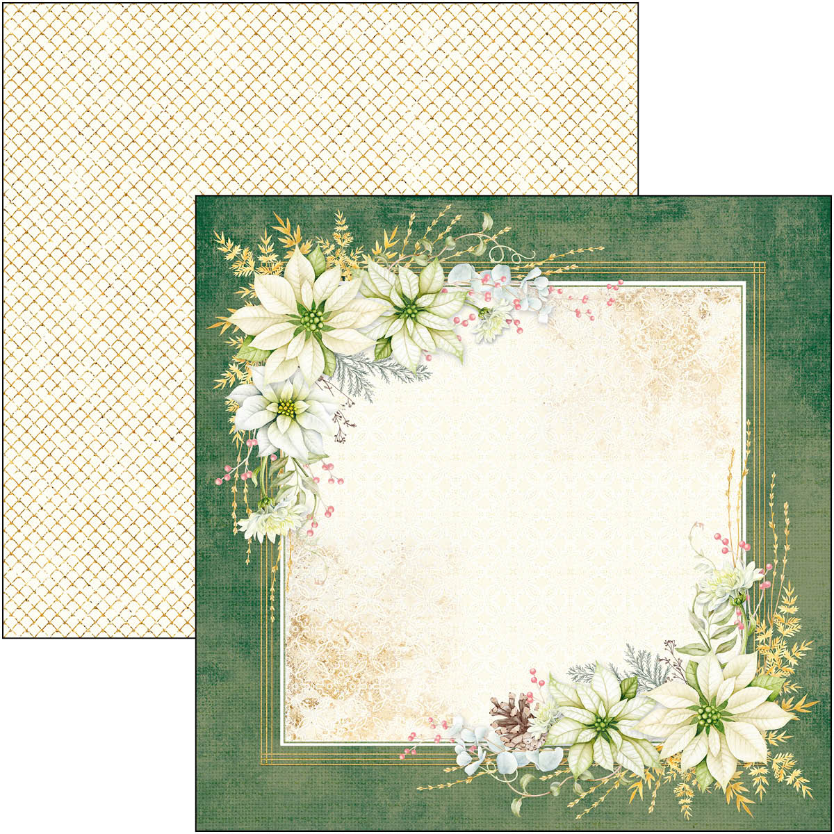 Ciao Bella - Sparkling Christmas - Paper Pack  (12 ark)  12 x 12"
