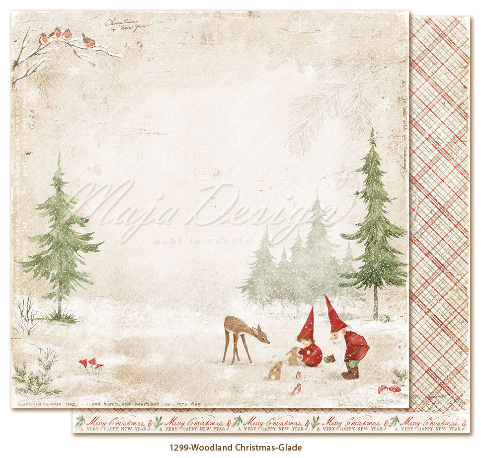 Maja Design - Woodland Christmas - Glade -  12 x 12"