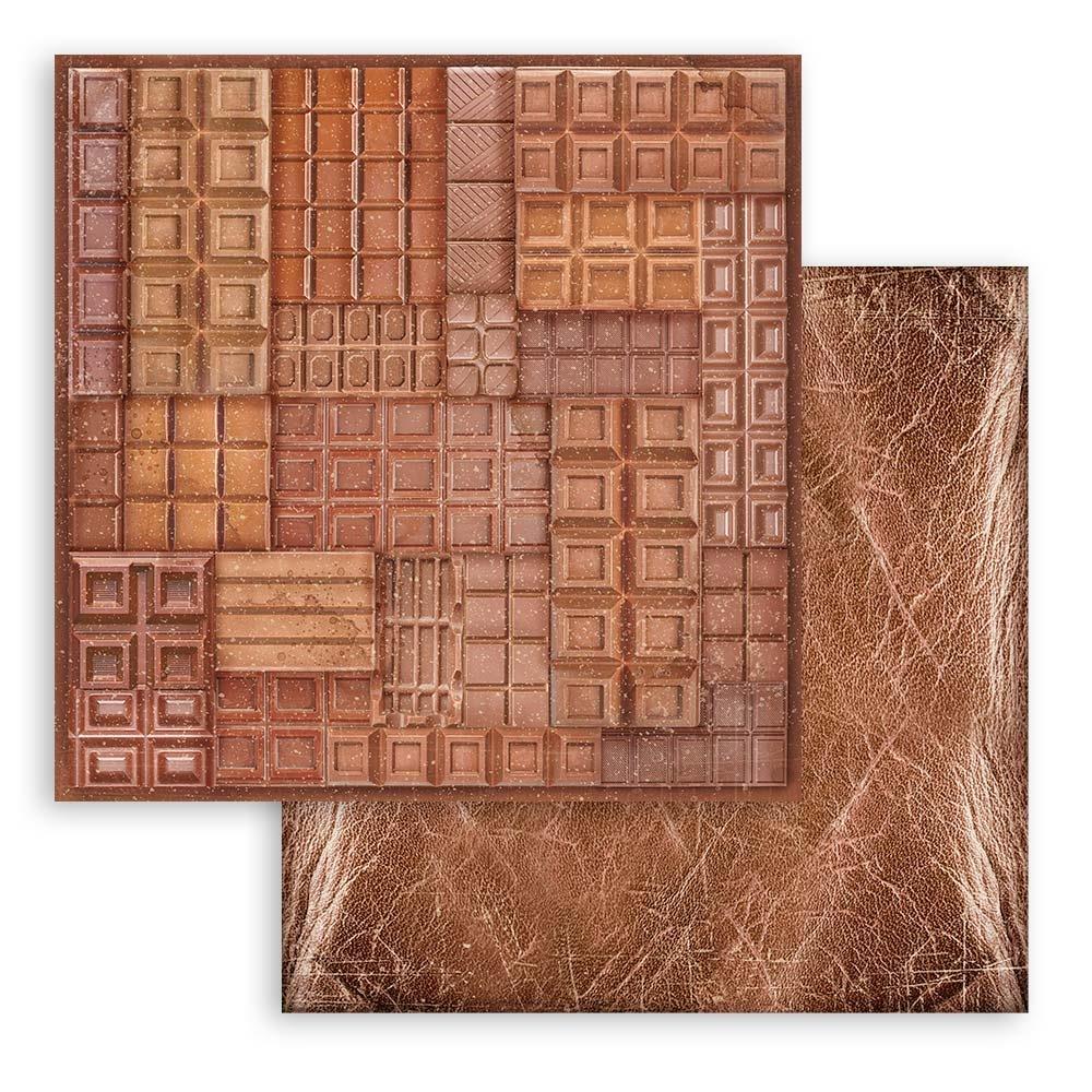 Stamperia - Coffee and chocolate -   Background Selection - Paper Pad - 8 x 8"