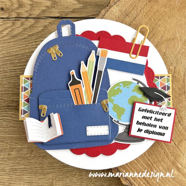 Marianne Design - Die Cuts - Ephemera - School days