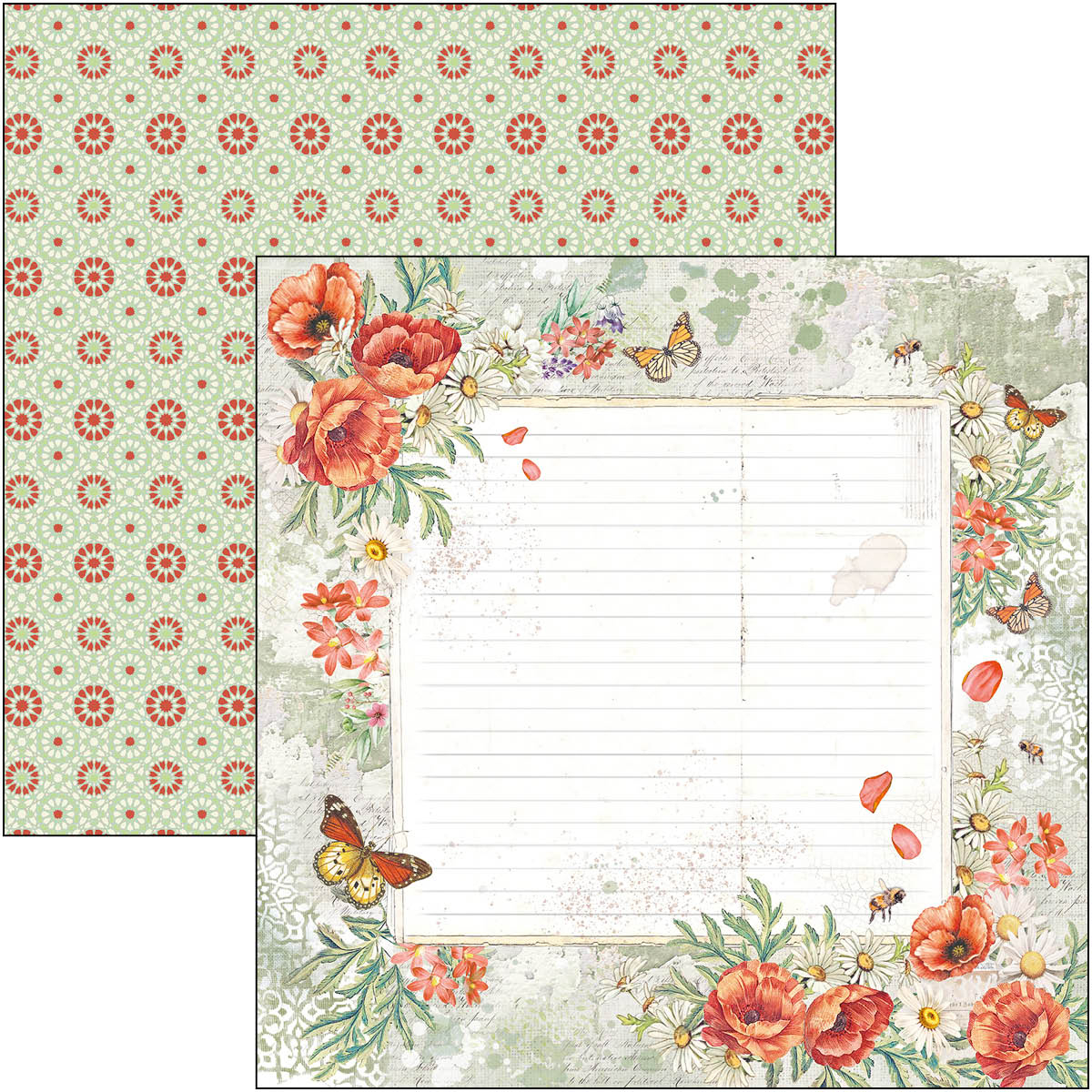 Ciao Bella - Enchanted Land - Paper Pack  (12 ark)  12 x 12"