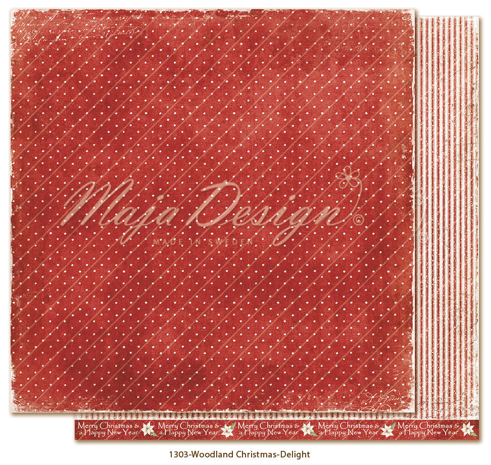 Maja Design - Woodland Christmas - Delight -  12 x 12"
