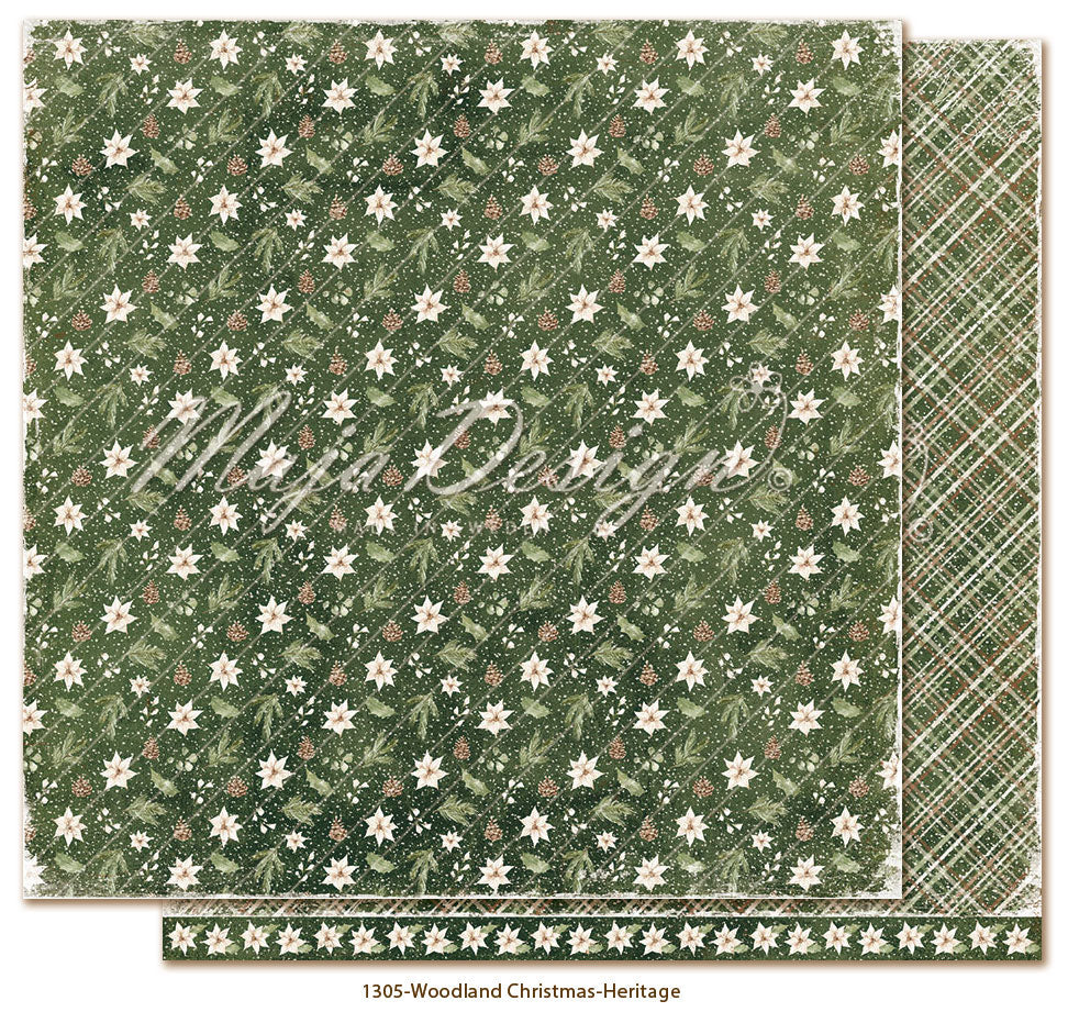 Maja Design - Woodland Christmas - Collection Pack m/monochrome ark - 12 x 12"
