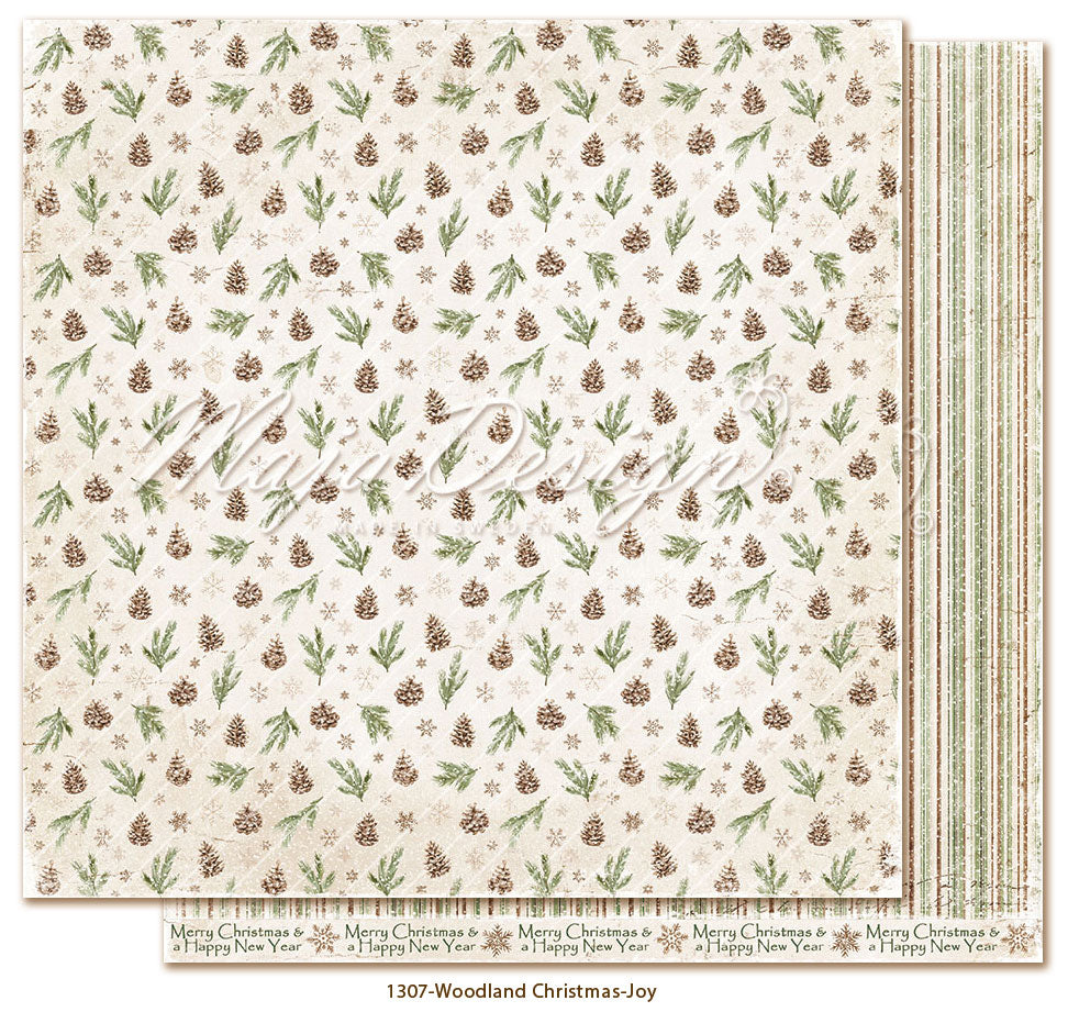 Maja Design - Woodland Christmas - Collection Pack m/monochrome ark - 12 x 12"