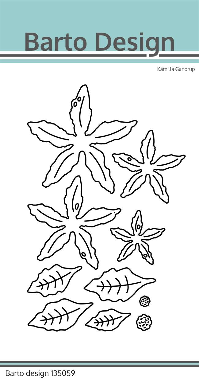 Barto Design - Dies - Poinsettia