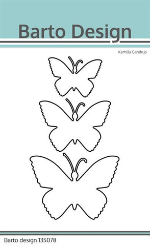 Barto Design - Dies - Solid Butterfly