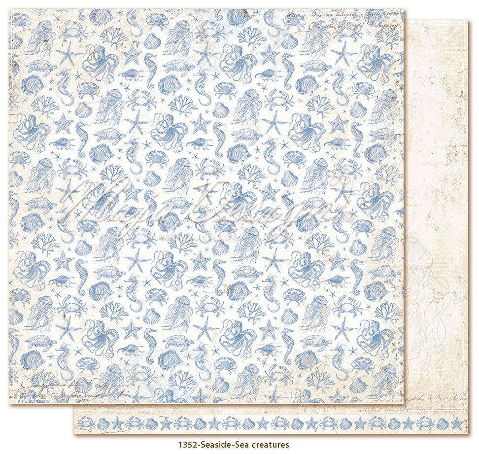 Maja Design - Seaside - Collection Pack m/monochrome ark - 12 x 12"