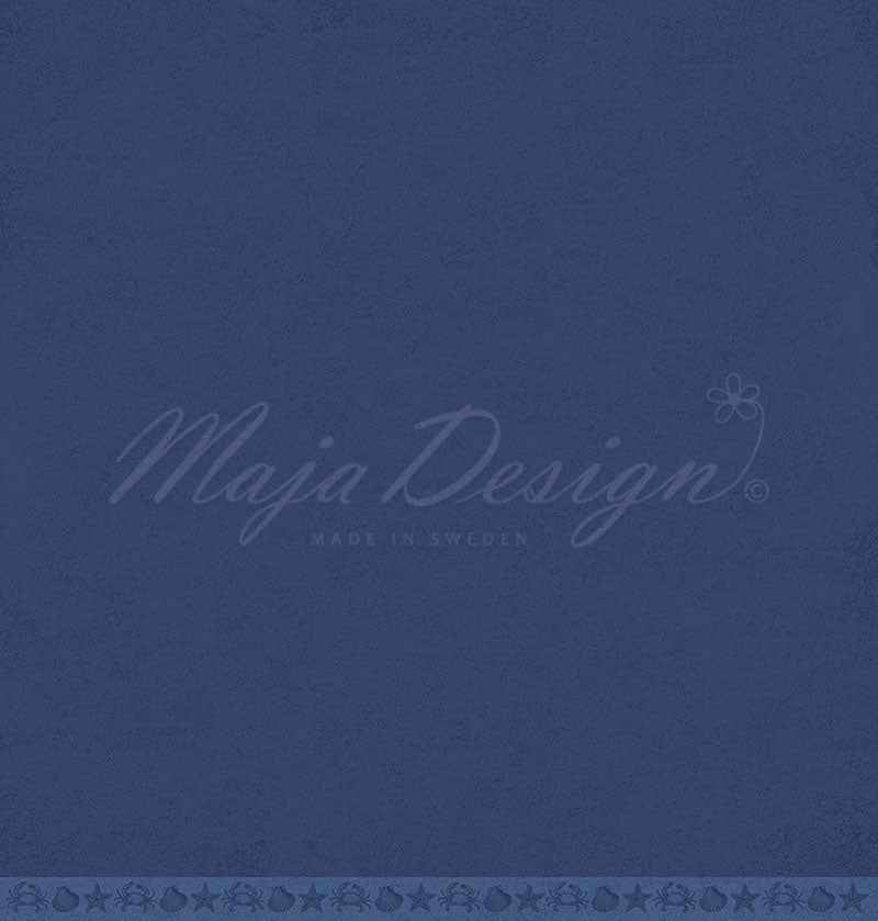 Maja Design - Seaside - Mono - Navy  12 x 12"