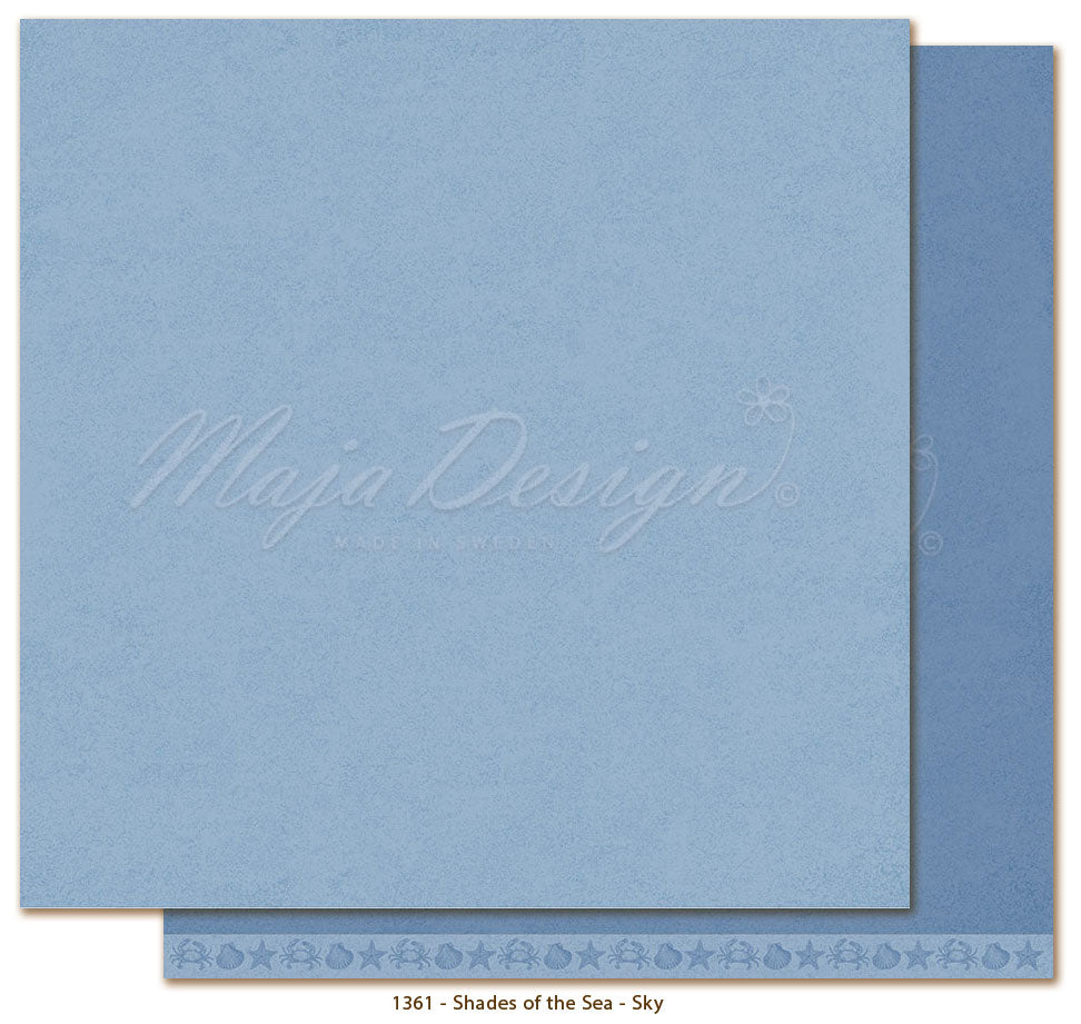 Maja Design - Seaside - Mono - Sky  12 x 12"