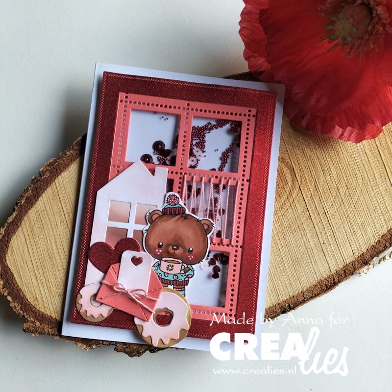 Crealies - Dies - Postage Stamp Sheet - Rectangle Rachel