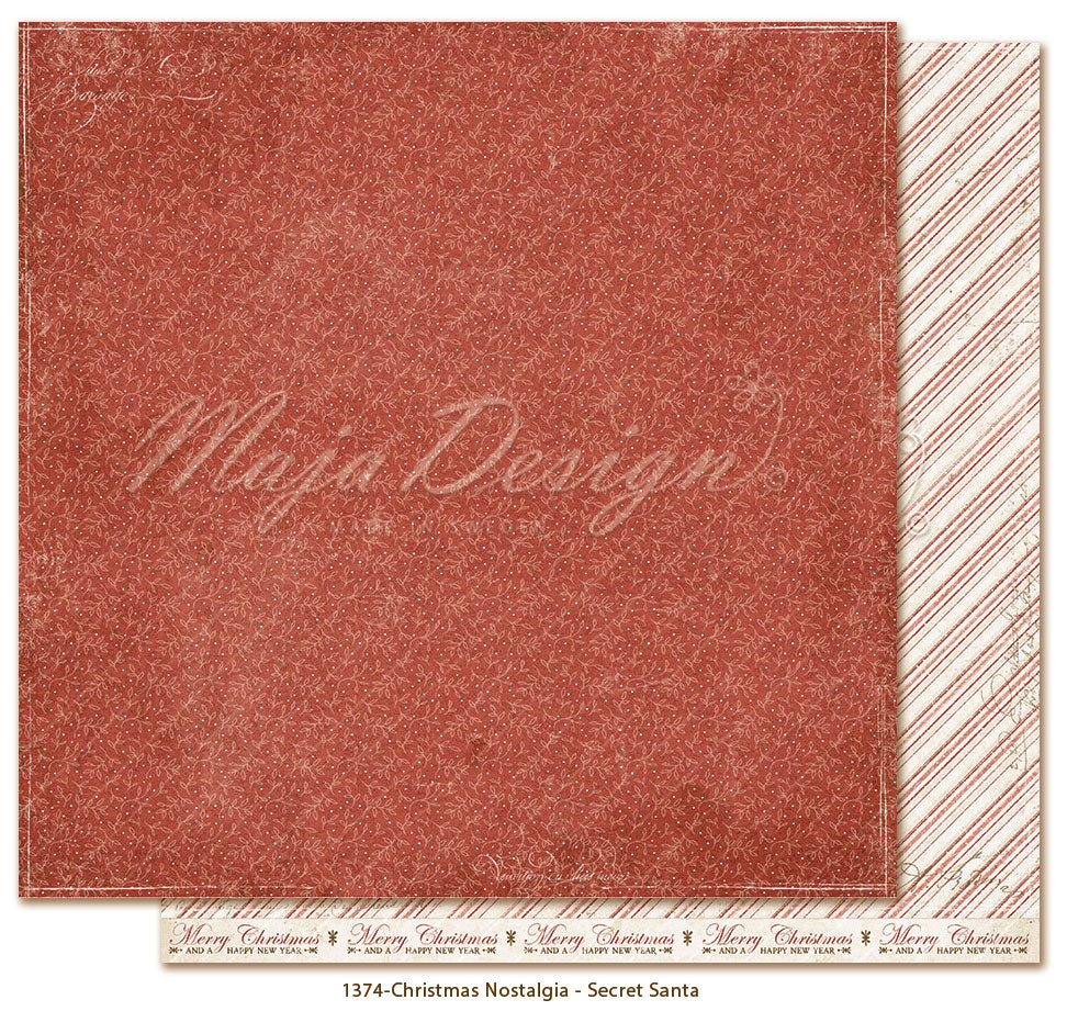 Maja Design - Christmas Nostalgia - Paper Pack - 6 x 6"