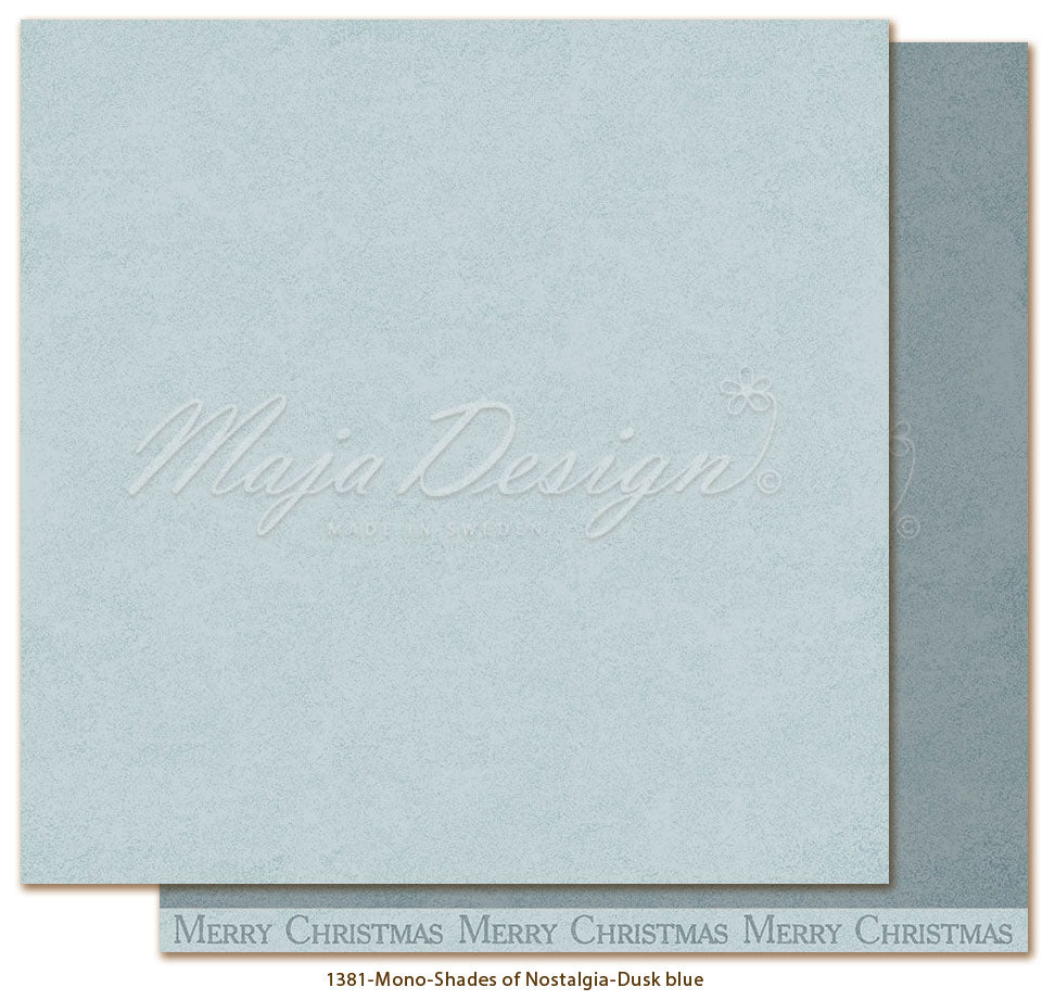 Maja Design - Shades of Nostalgia - Dusk blue  12 x 12"