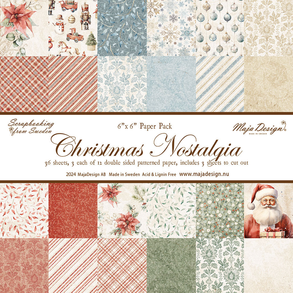 Maja Design - Christmas Nostalgia - Paper Pack - 6 x 6"