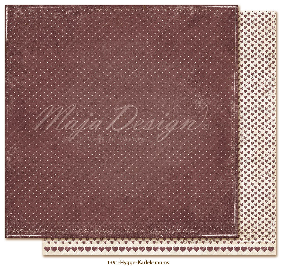 Maja Design - Hygge - Collection Pack m/monochrome ark - 12 x 12"