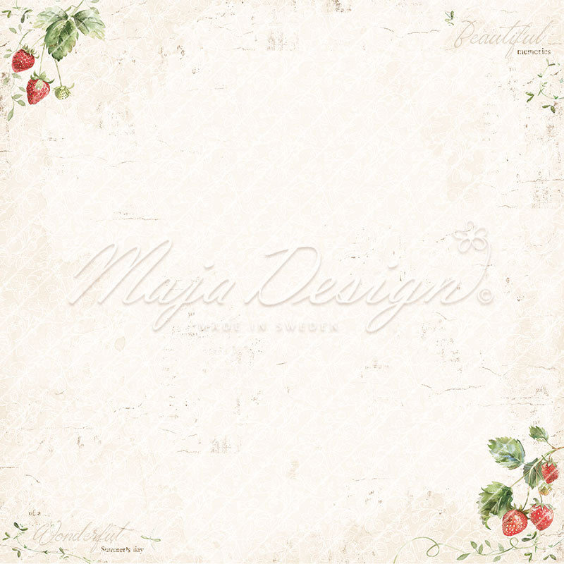 Maja Design - Strawberry thief - Summer's day  - 12 x 12"
