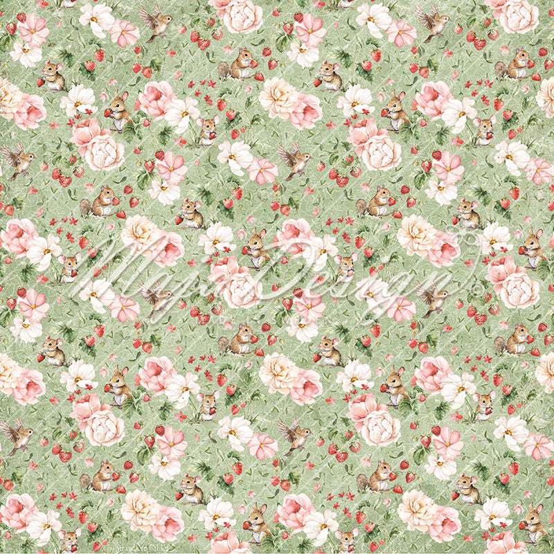 Maja Design - Strawberry thief -  The field - 12 x 12"