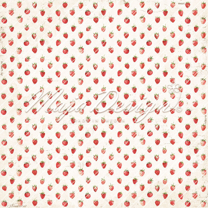 Maja Design - Strawberry thief -  Berries - 12 x 12"