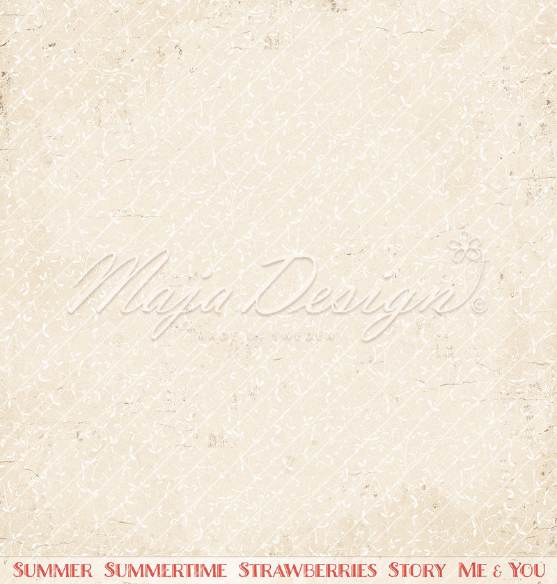 Maja Design - Strawberry thief - Cut-out-cards -  12 x 12"
