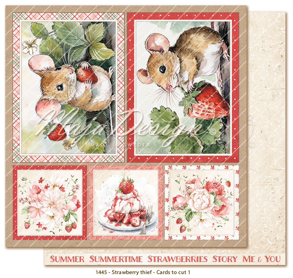 Maja Design -  Strawberry thief - Paper Pack - 6 x 6"