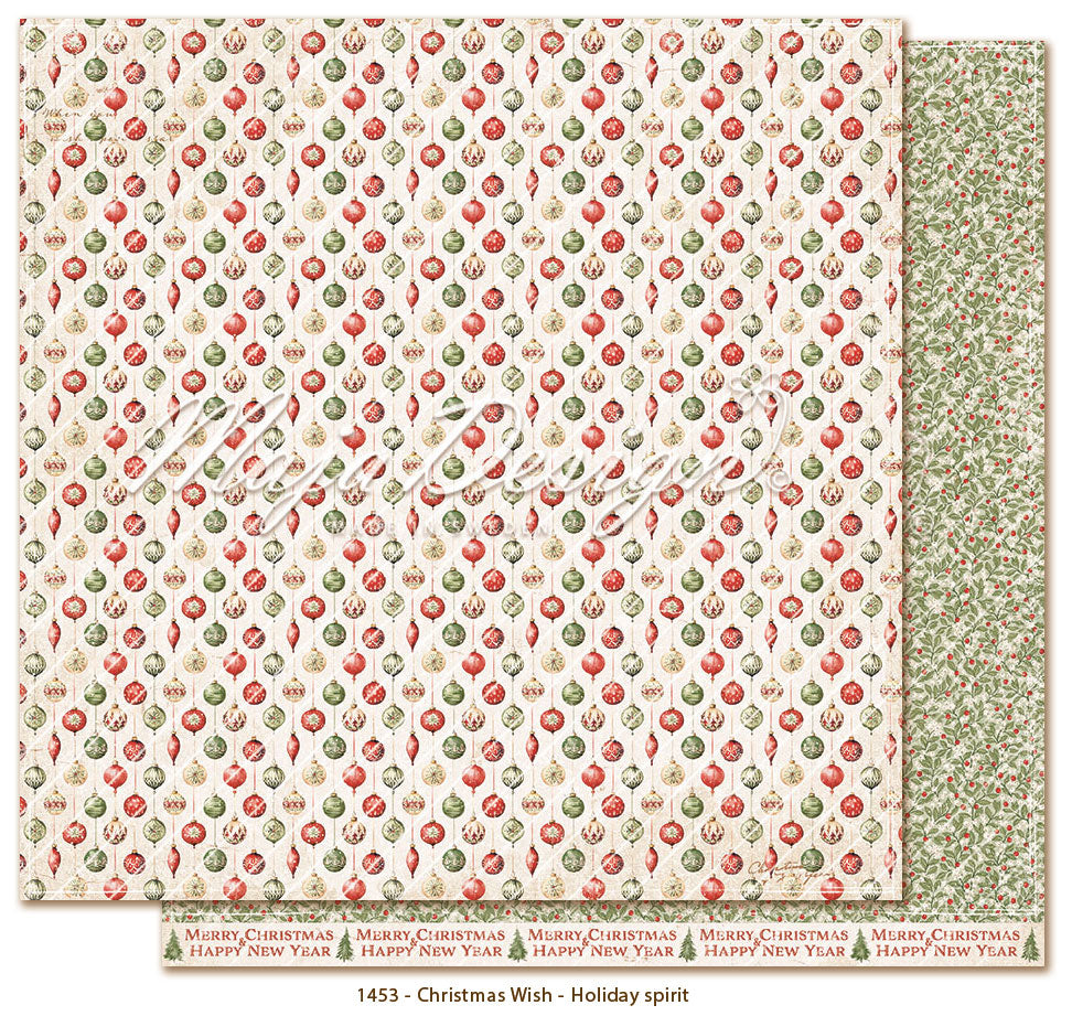 Maja Design - Christmas Wish - Holiday Spirit -  12 x 12"