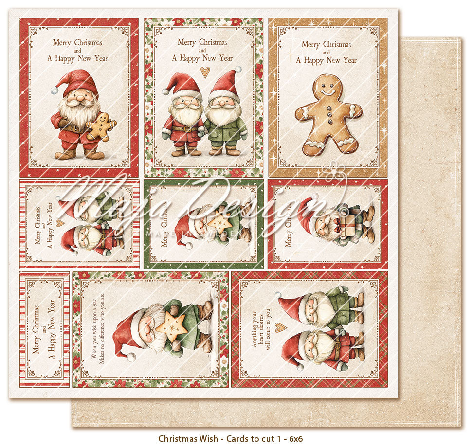 Maja Design - Christmas Wish - Paper Pack - 6 x 6"
