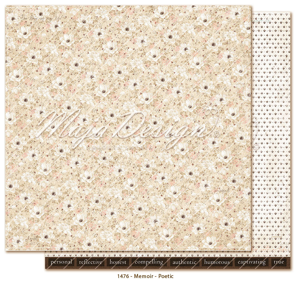 Maja Design - Memoir - Poetic - 12 x 12"