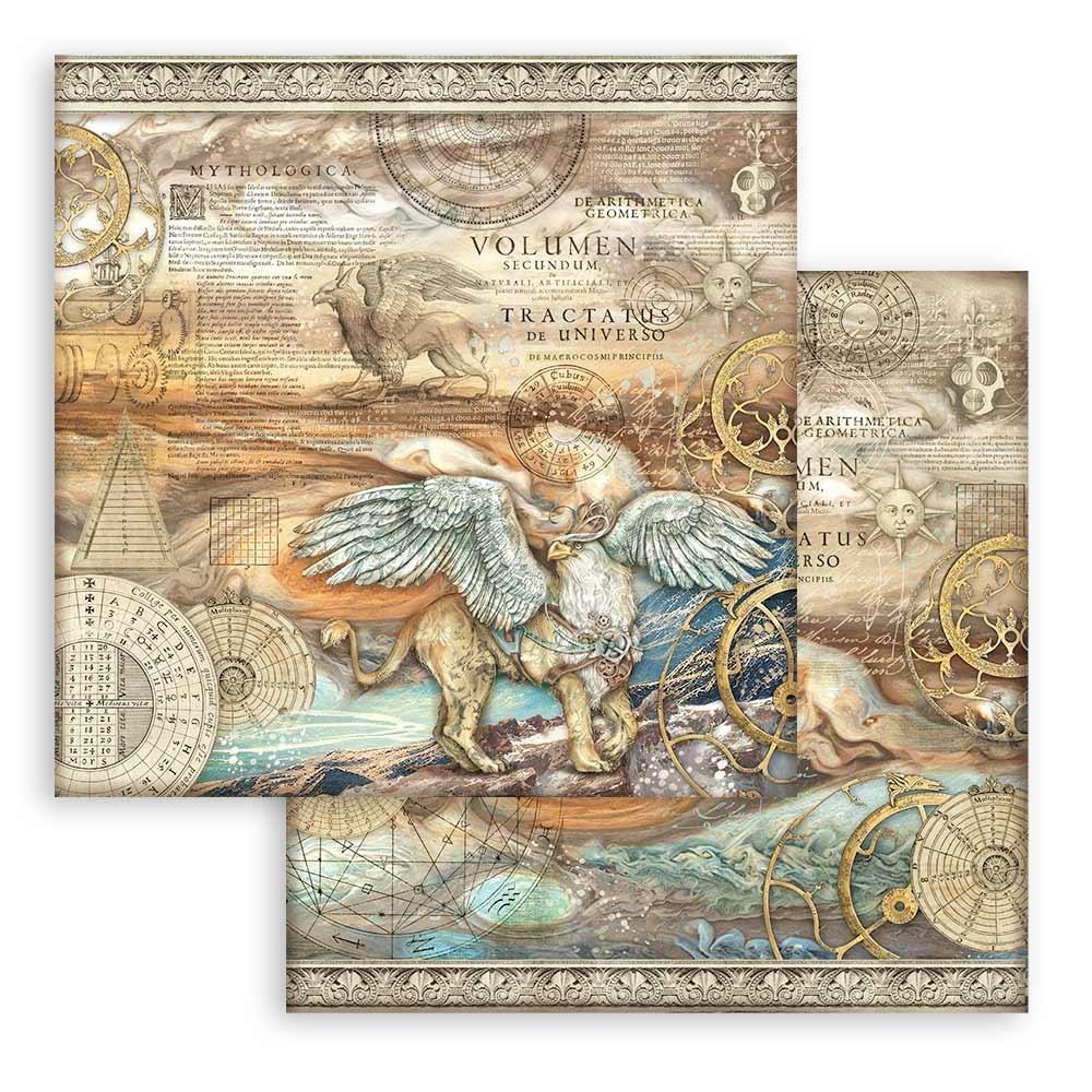 Stamperia  - Sir Vagabond in Fantasy World - Paper Pad  10 pk - 12 x 12"