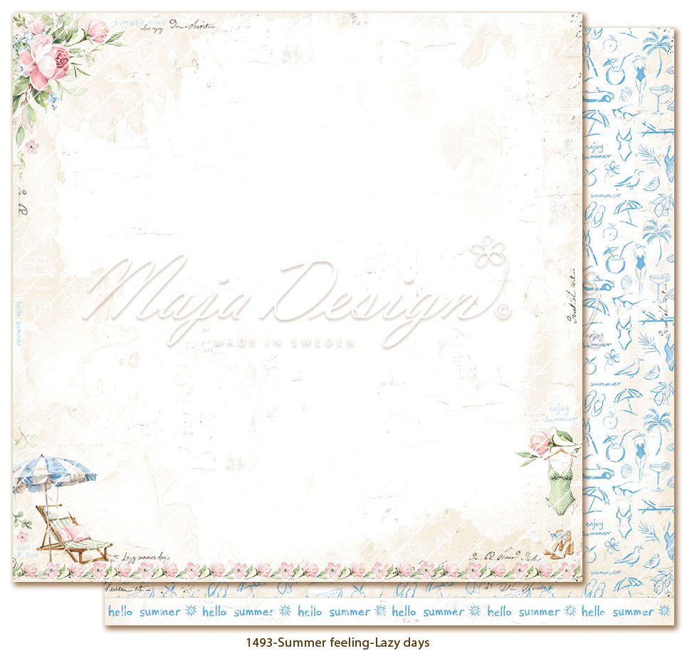 Maja Design -  Summer Feeling - Collection Pack m/monochrome ark - 12 x 12"