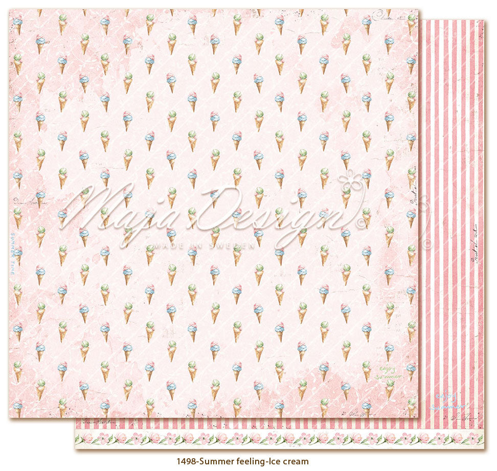 Maja Design - Summer Feeling - Icecream - 12 x 12"